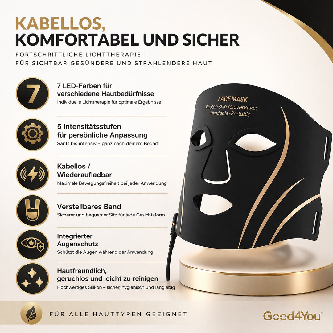 DermaLight LED Gesichtsmaske